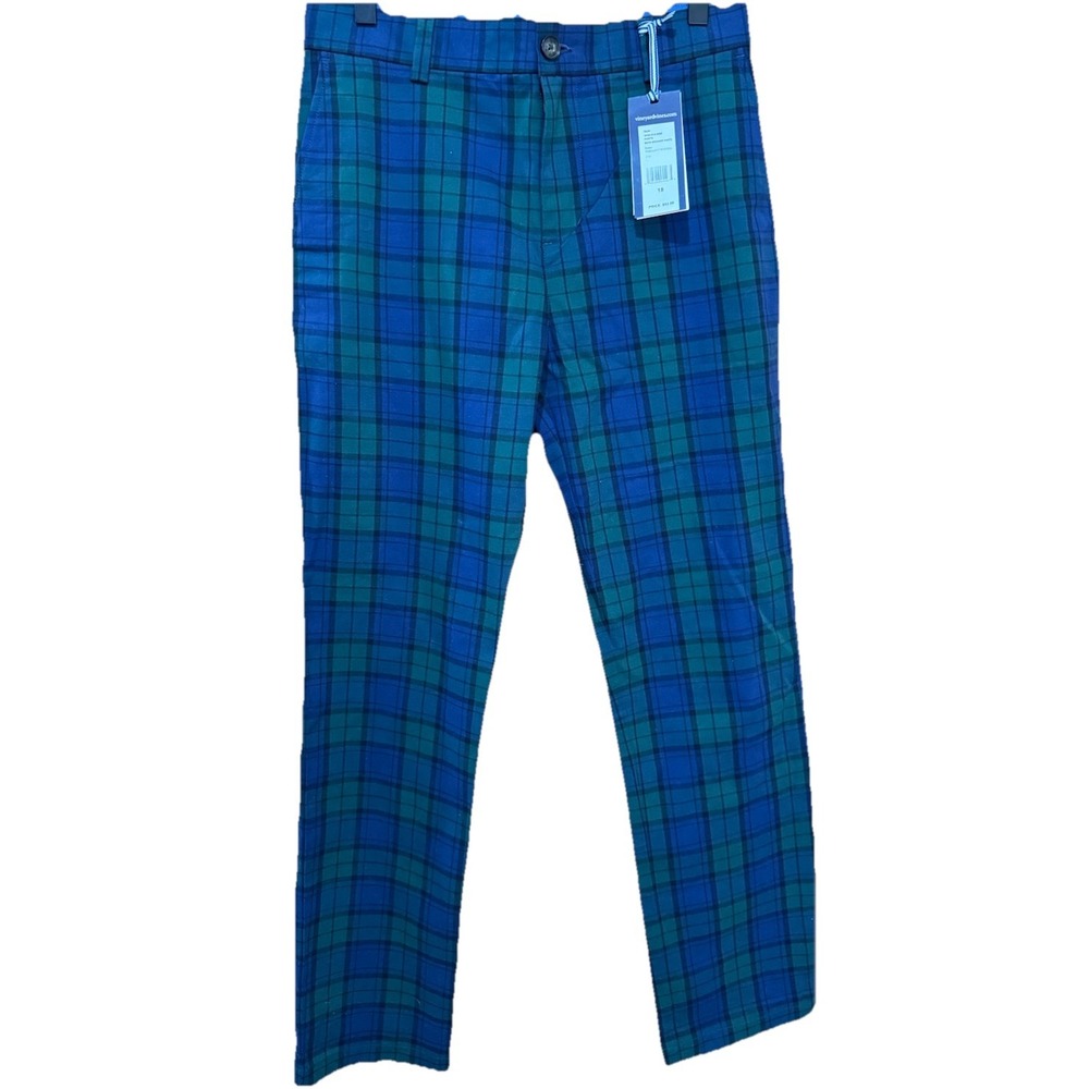 Vineyard Vines Breaker Pants Chinos Boys Charleston Plaid 18 (30x30) NWT Preppy